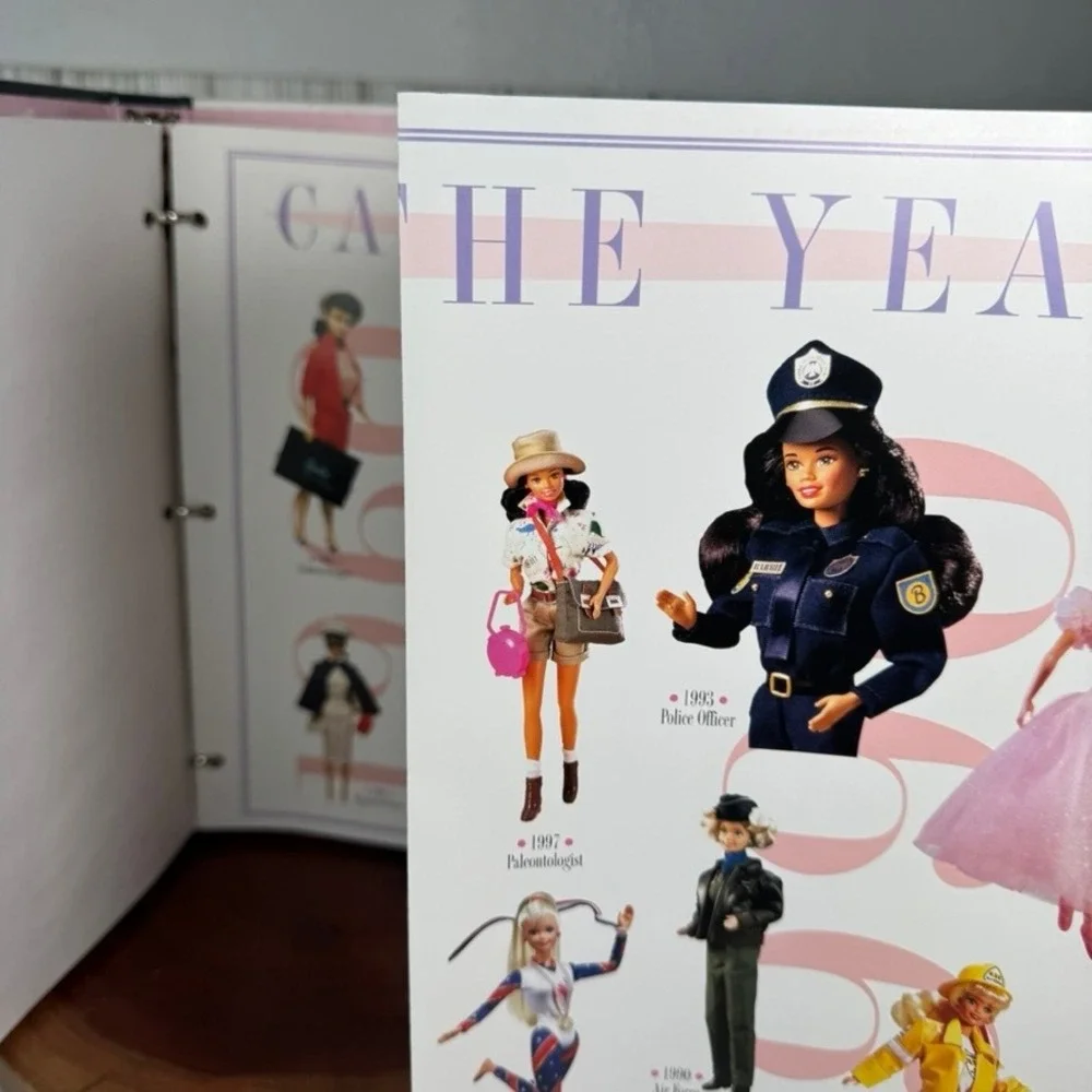 Vintage 1997 Official Barbie Collector Club Second Edition Binder Newsletters